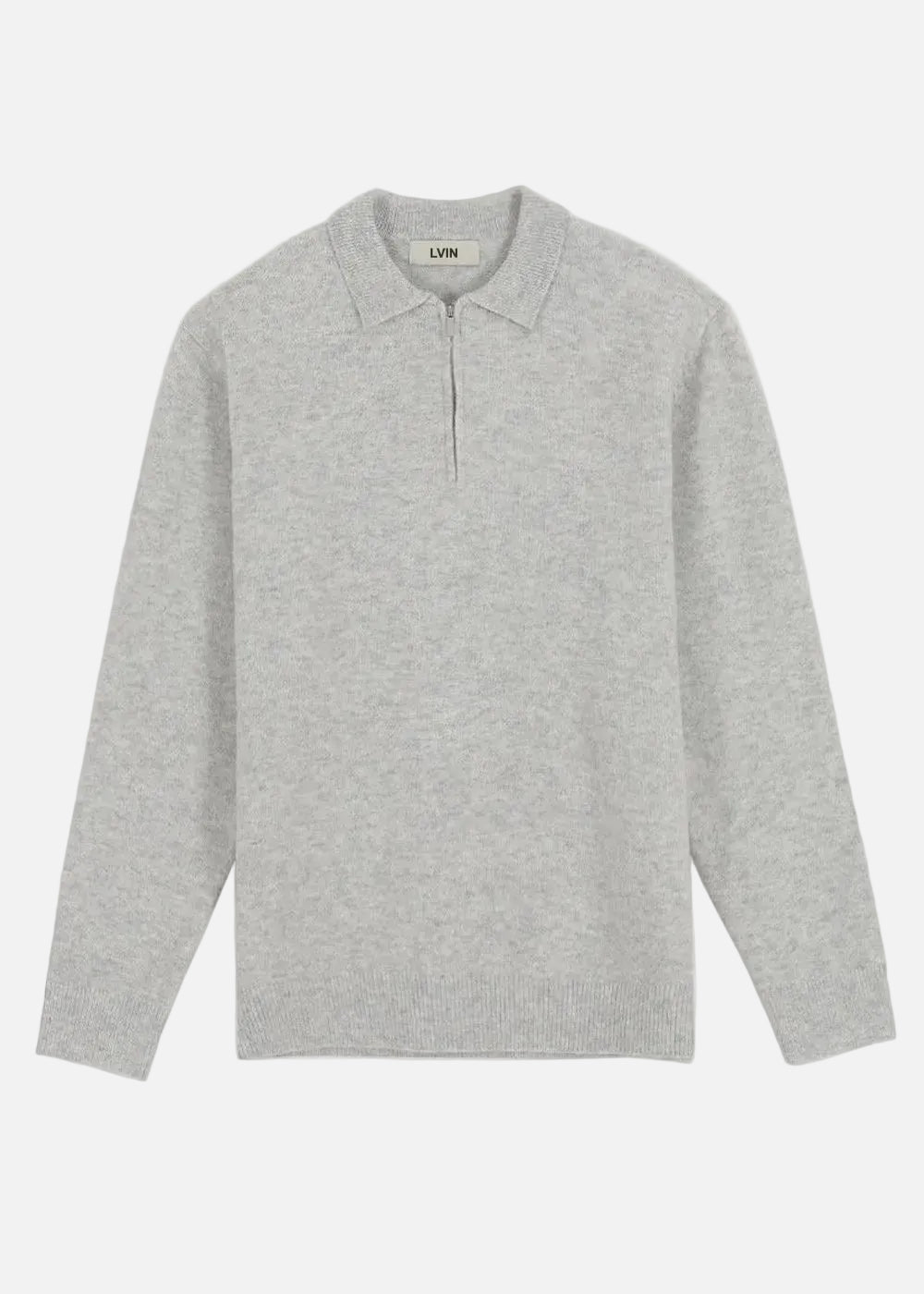 CASHMERE ZIP-UP SWEATER