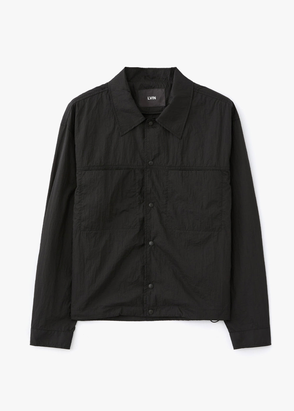 POCKET HIGHTAP BUTTON JACKET_BLACK