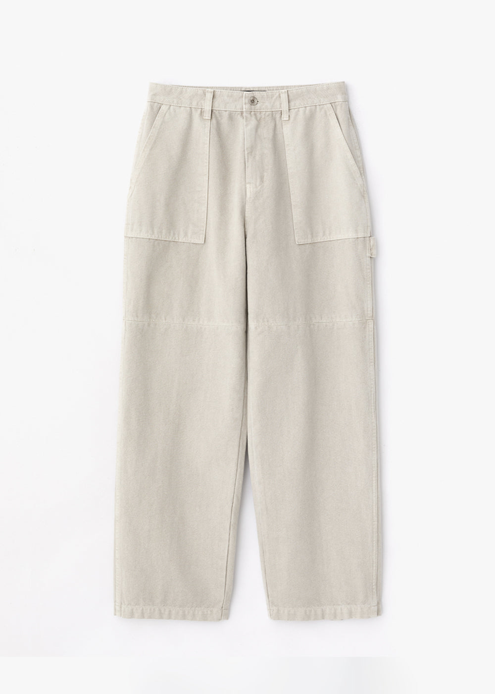 CARPENTER LOOP PONITED PANTS_LIGHT BEIGE