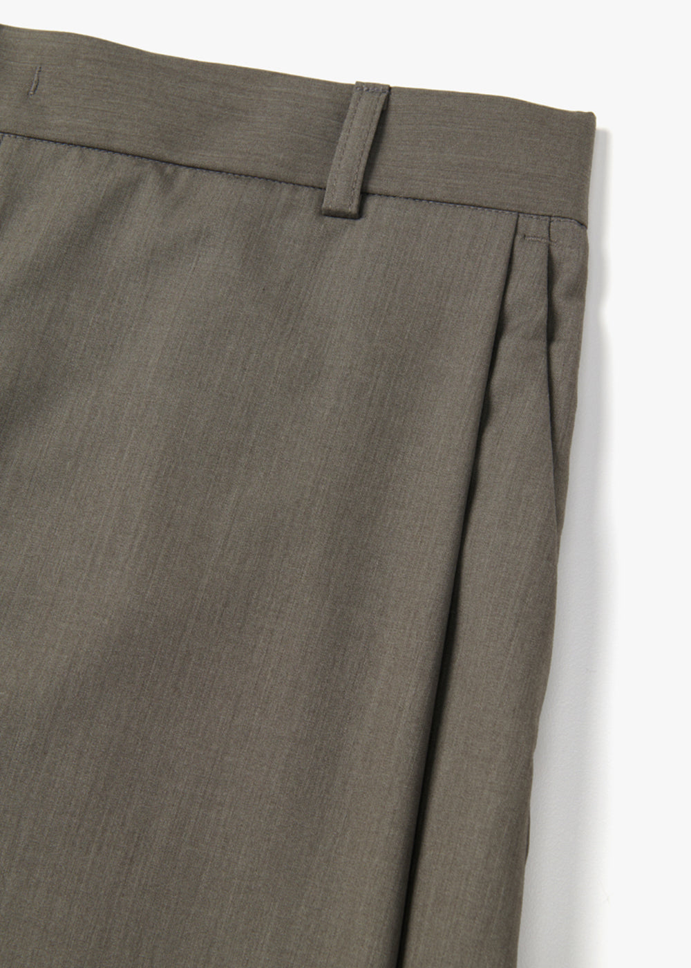 PR PIN TUCKED SLACKS_BROWN