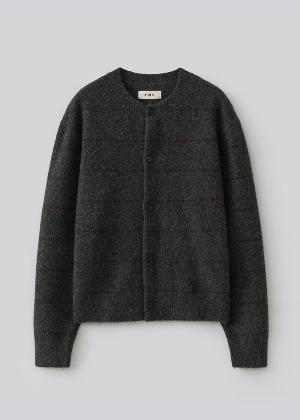 Arch Wool-Blend Cardigan_ Charcoal