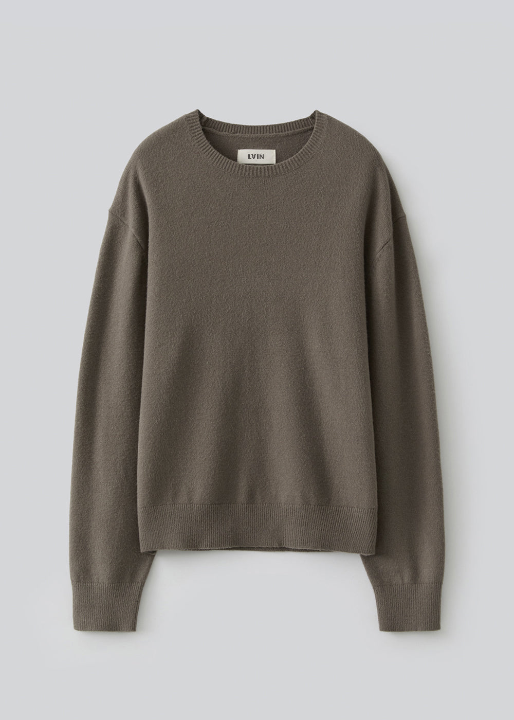 Avenne Buttoned Wool Sweater_ Mocha