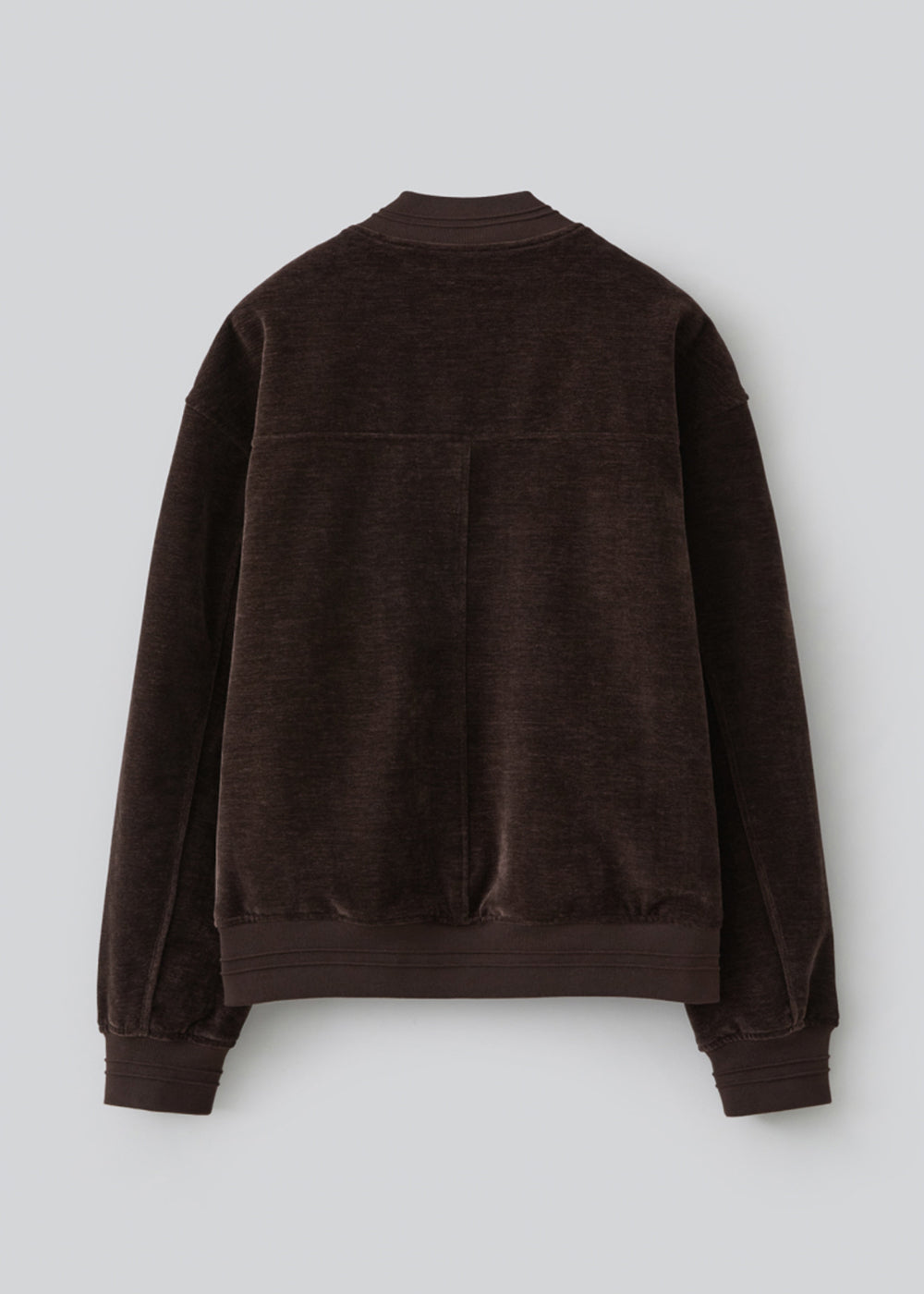 Mono Soft Bomber Blouson_ Brown