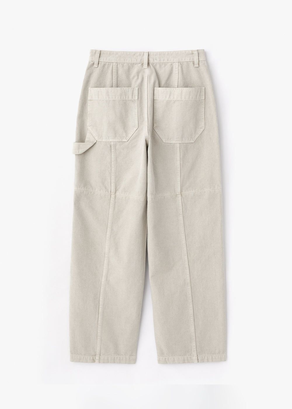 CARPENTER LOOP PONITED PANTS_LIGHT BEIGE