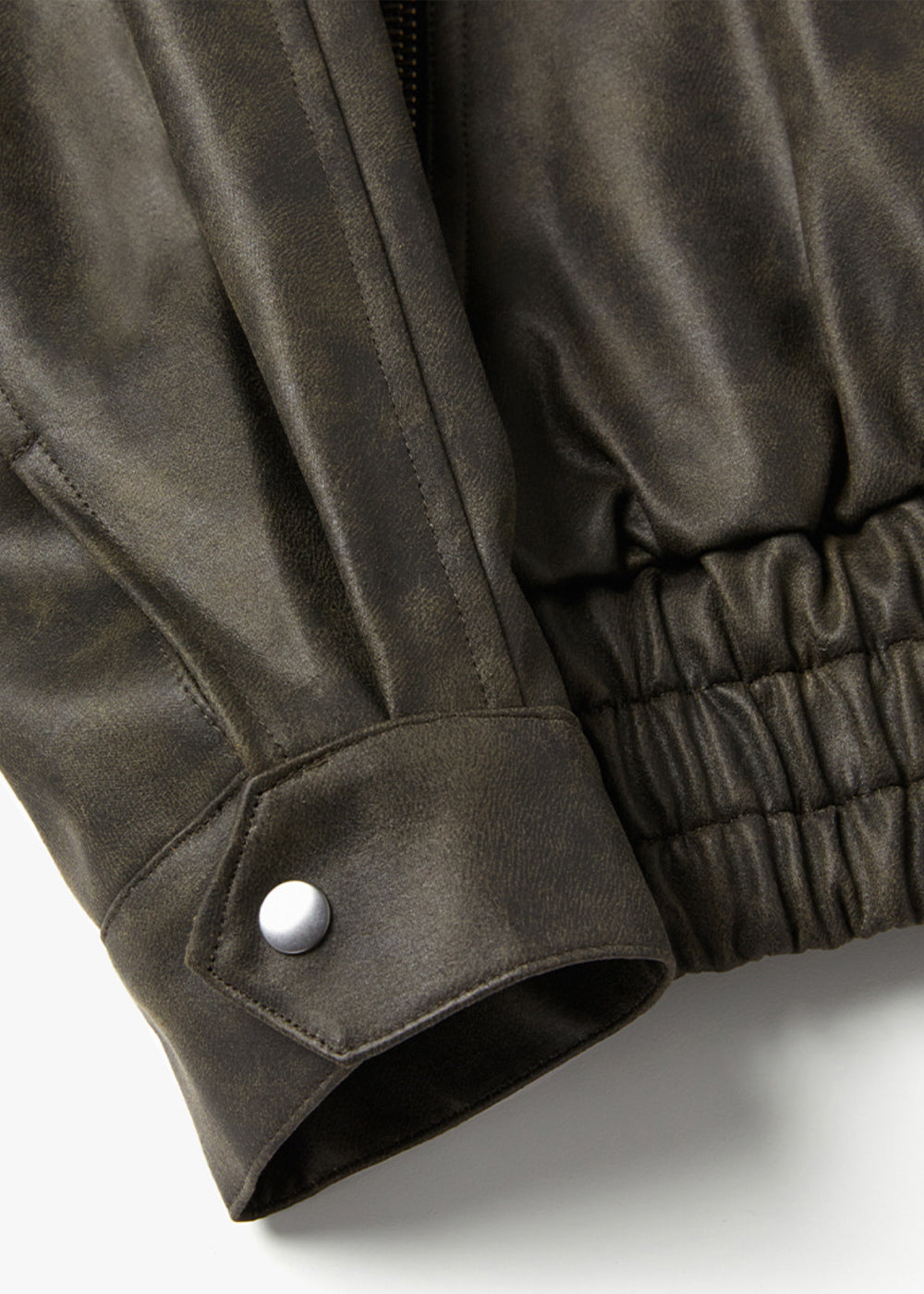 WASHED LEATHER FLIGHT JACKET_BLACK