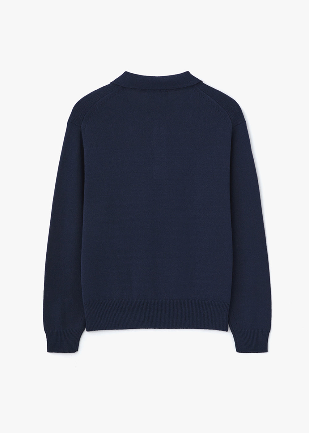 HERA KNITTING COLLAR TOP_NAVY