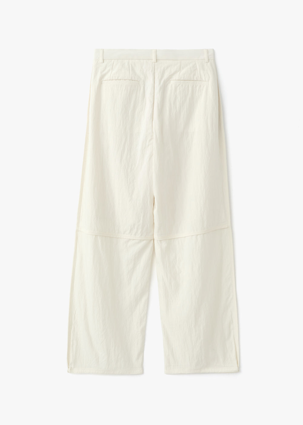 CUT POINTED SLACKS_IVORY