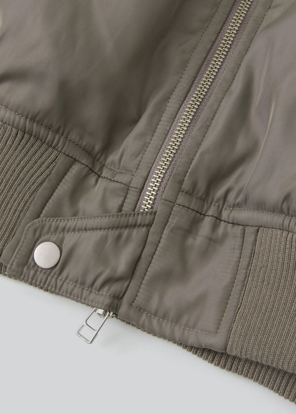 Kyle Bomber Jacket_ Light Gray
