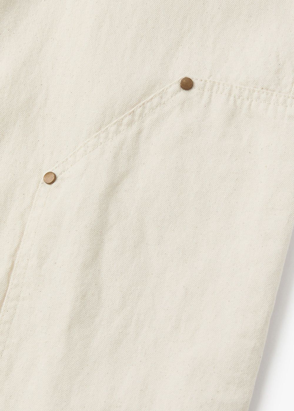 RIVET POINTED LINEN DENIM PANTS_NATURAL