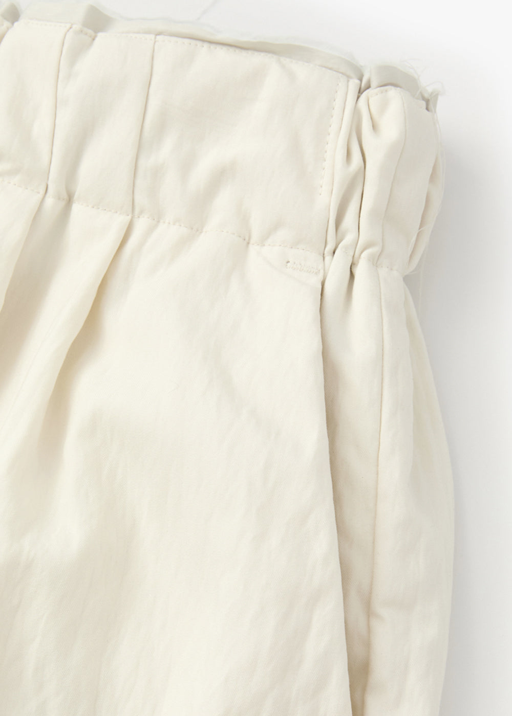 WAIST CUT-OFF PANTS_IVORY