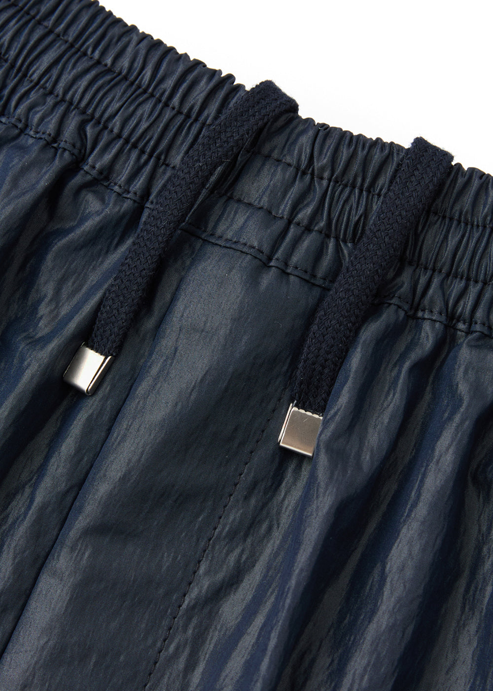 SHINY COATING SHORT PANTS_NAVY