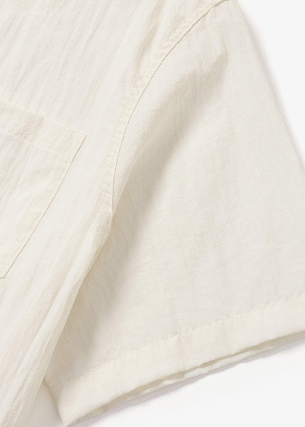 ORGANIC BAMBOO HALF SHIRT_IVORY