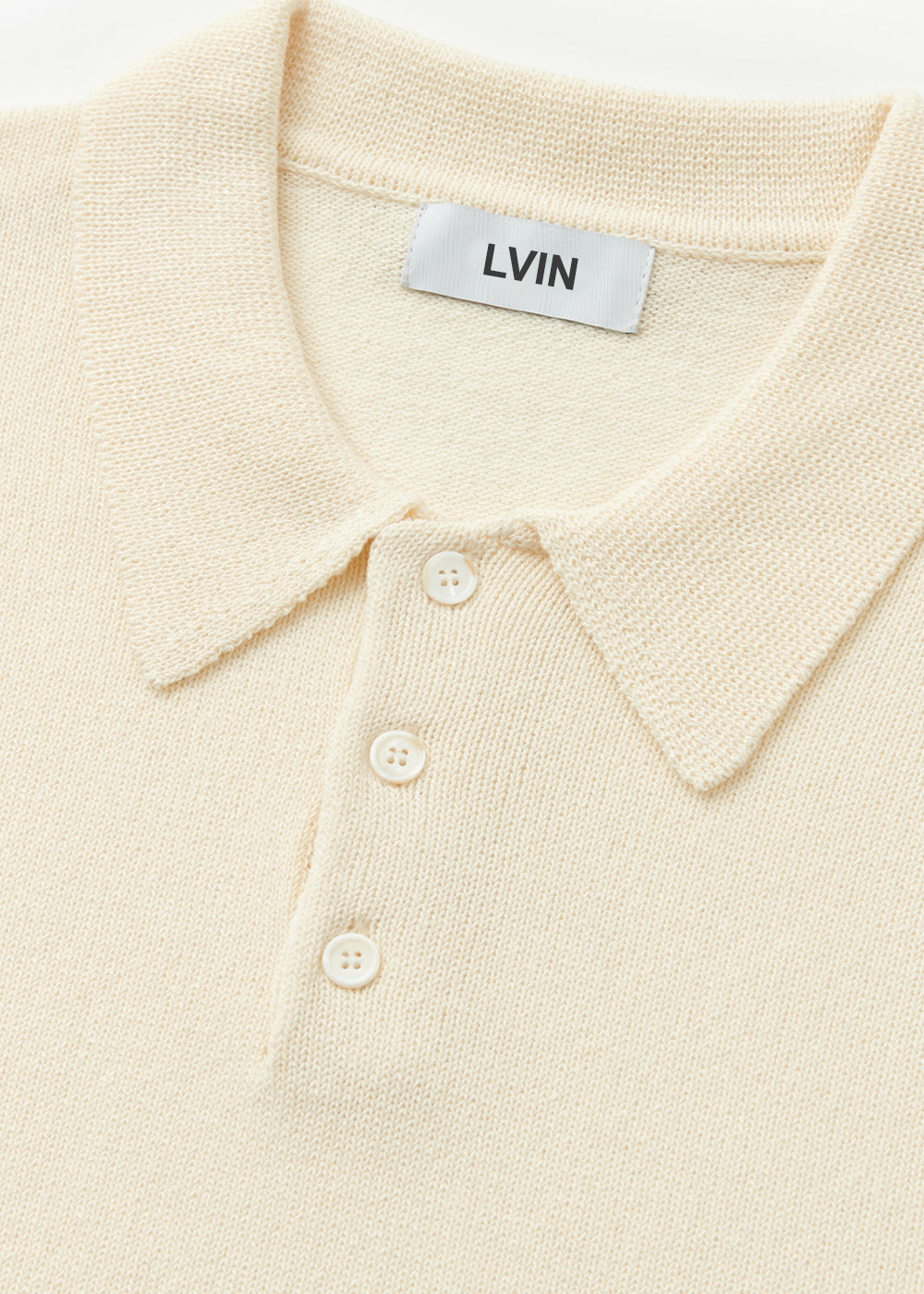 HERA KNITTING COLLAR TOP_IVORY