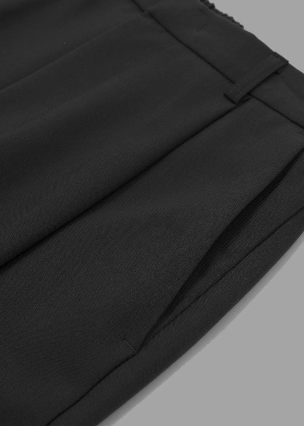 WIDE PIN TUCK SPAN PANTS_MOCHA