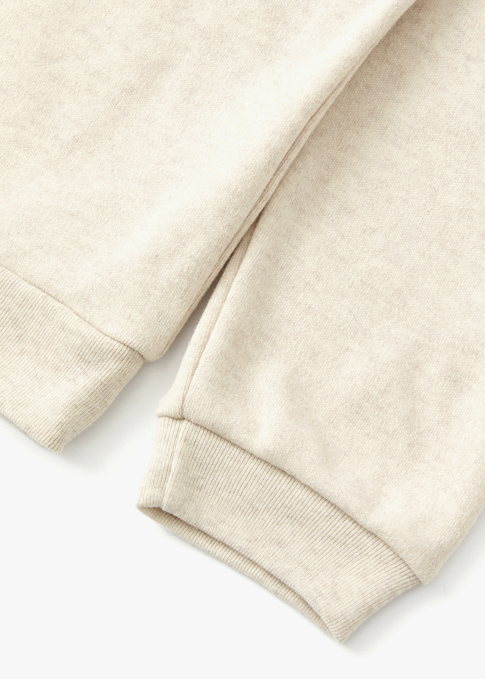 ANGORA COTTON COLLAR TOP_LIGHT BEIGE