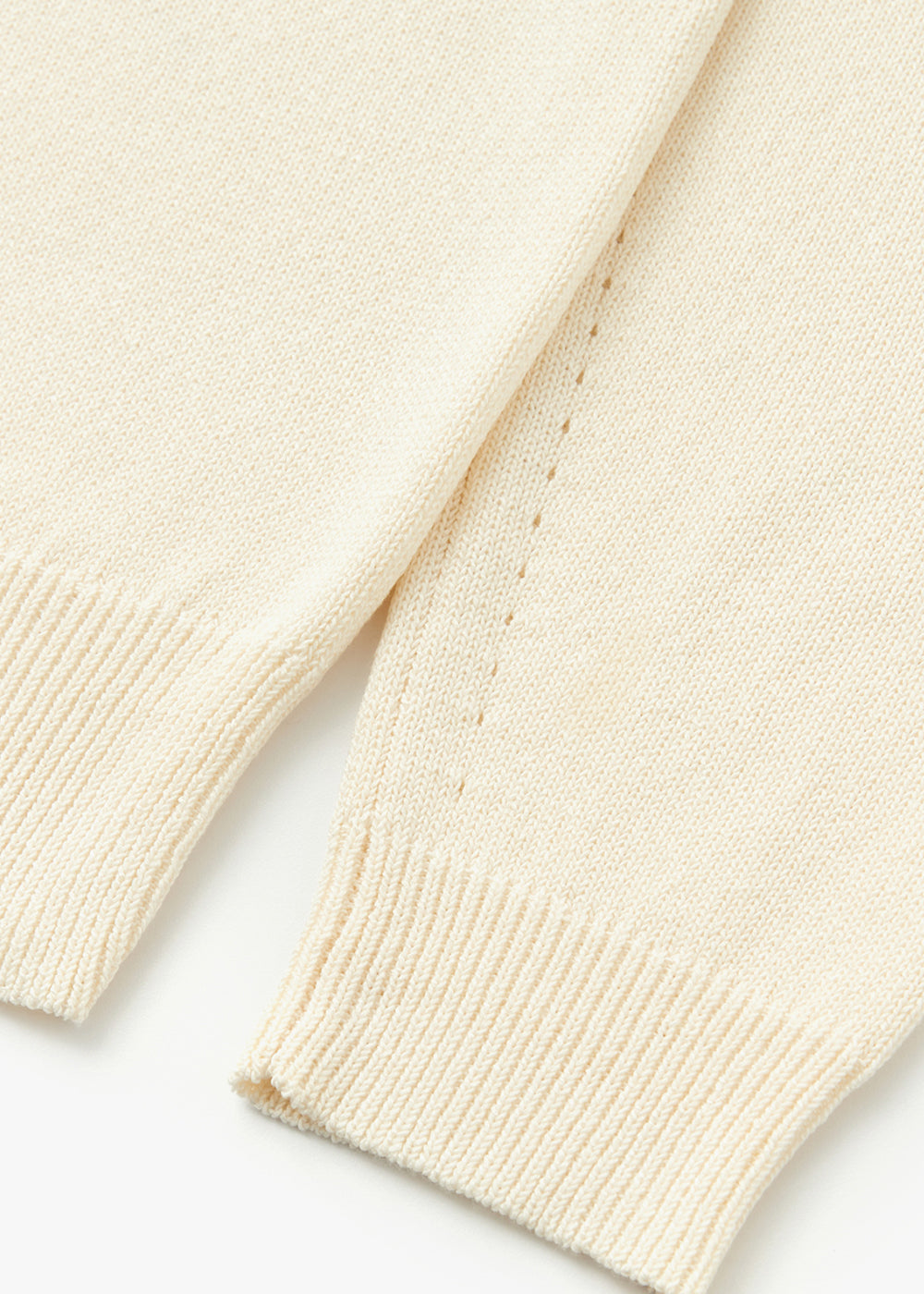 HERA KNITTING COLLAR TOP_IVORY