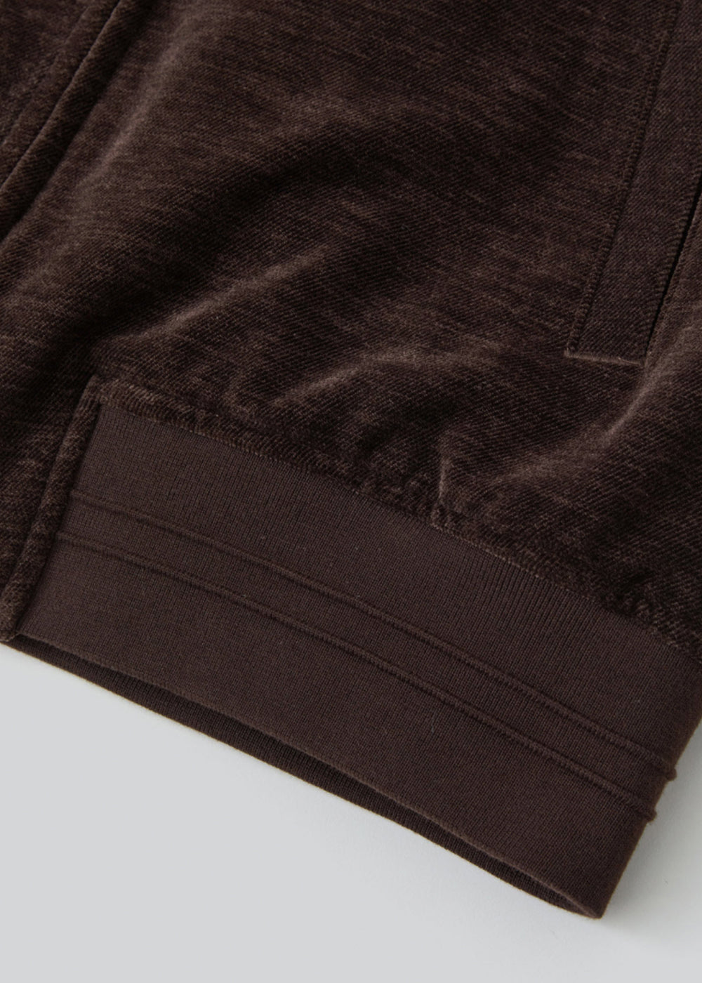Mono Soft Bomber Blouson_ Brown