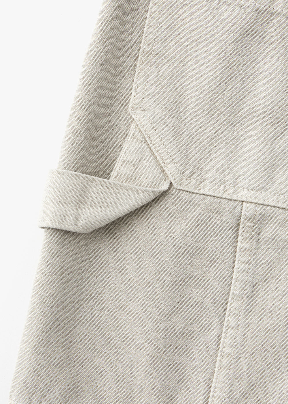 CARPENTER LOOP PONITED PANTS_LIGHT BEIGE