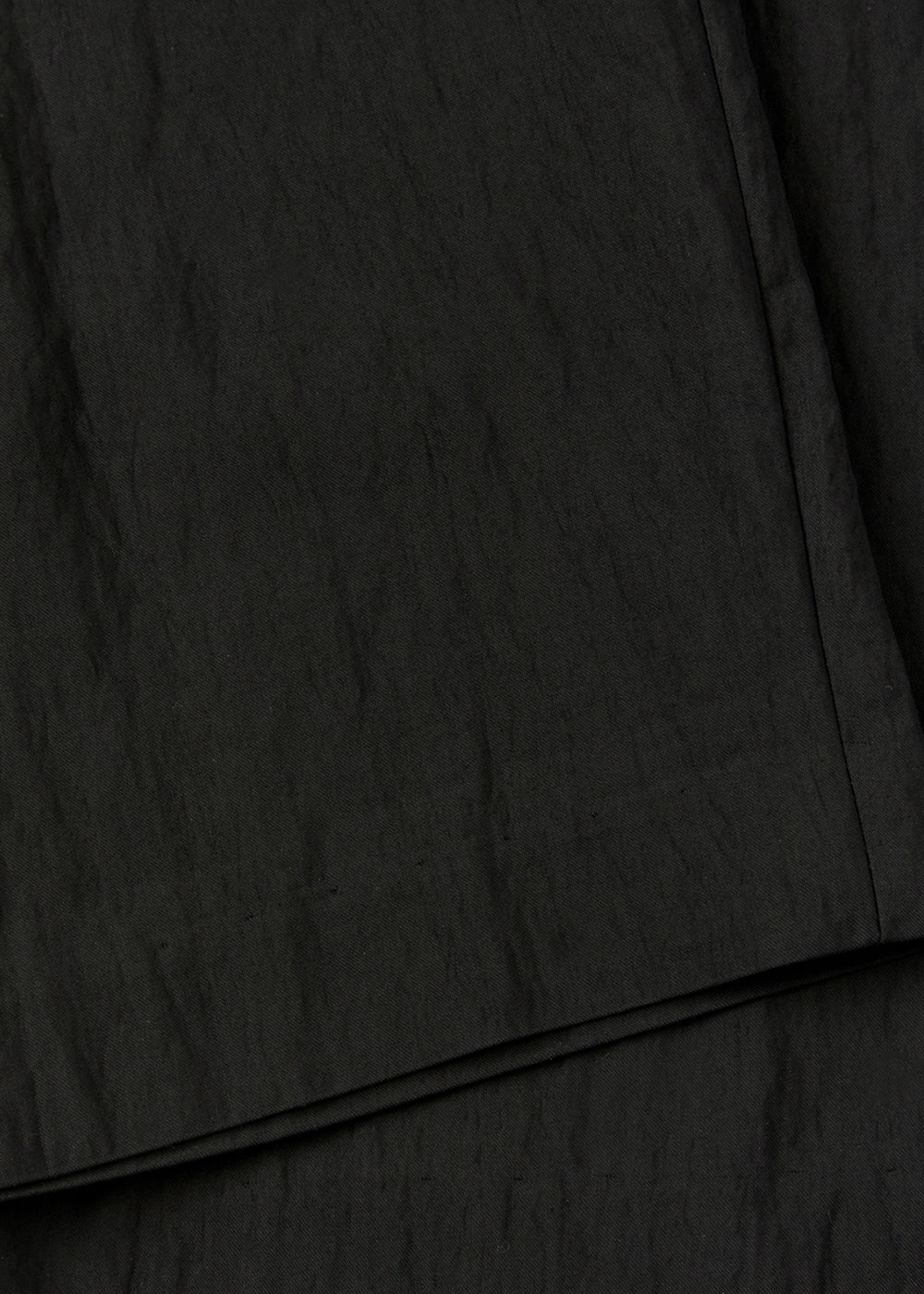 WAIST CUT-OFF PANTS_BLACK