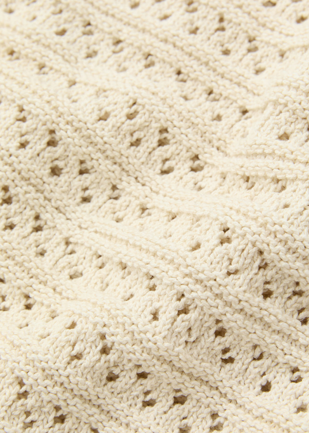 EYELET KNITTED SWEATER_IVORY