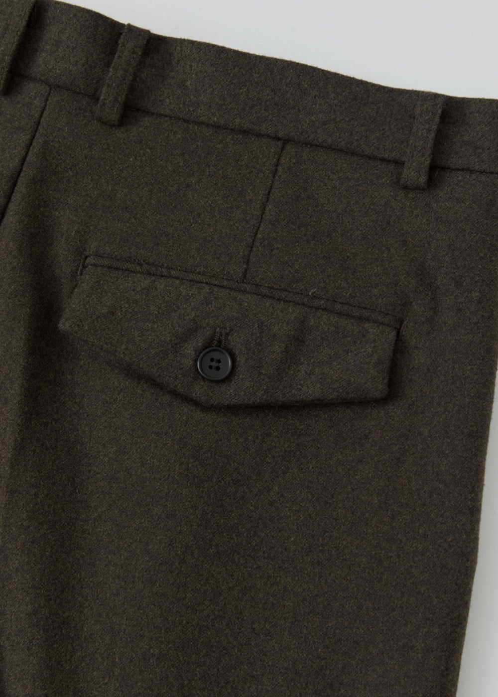 Tailored Single-Tuck Wool Trousers_ Brown