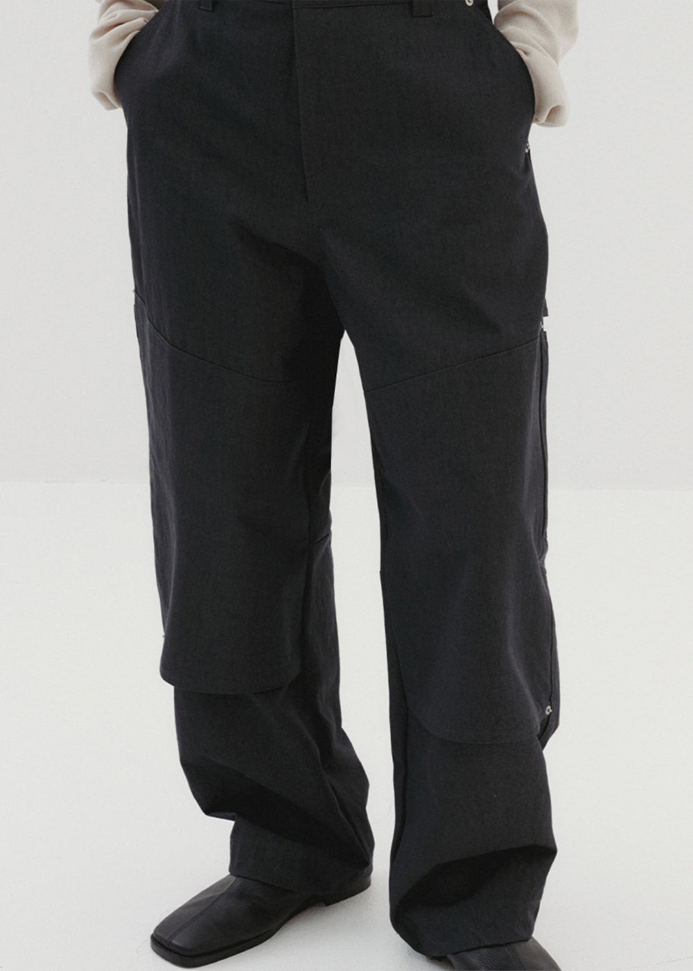 RIVET POINTED PANTS_INDIGO