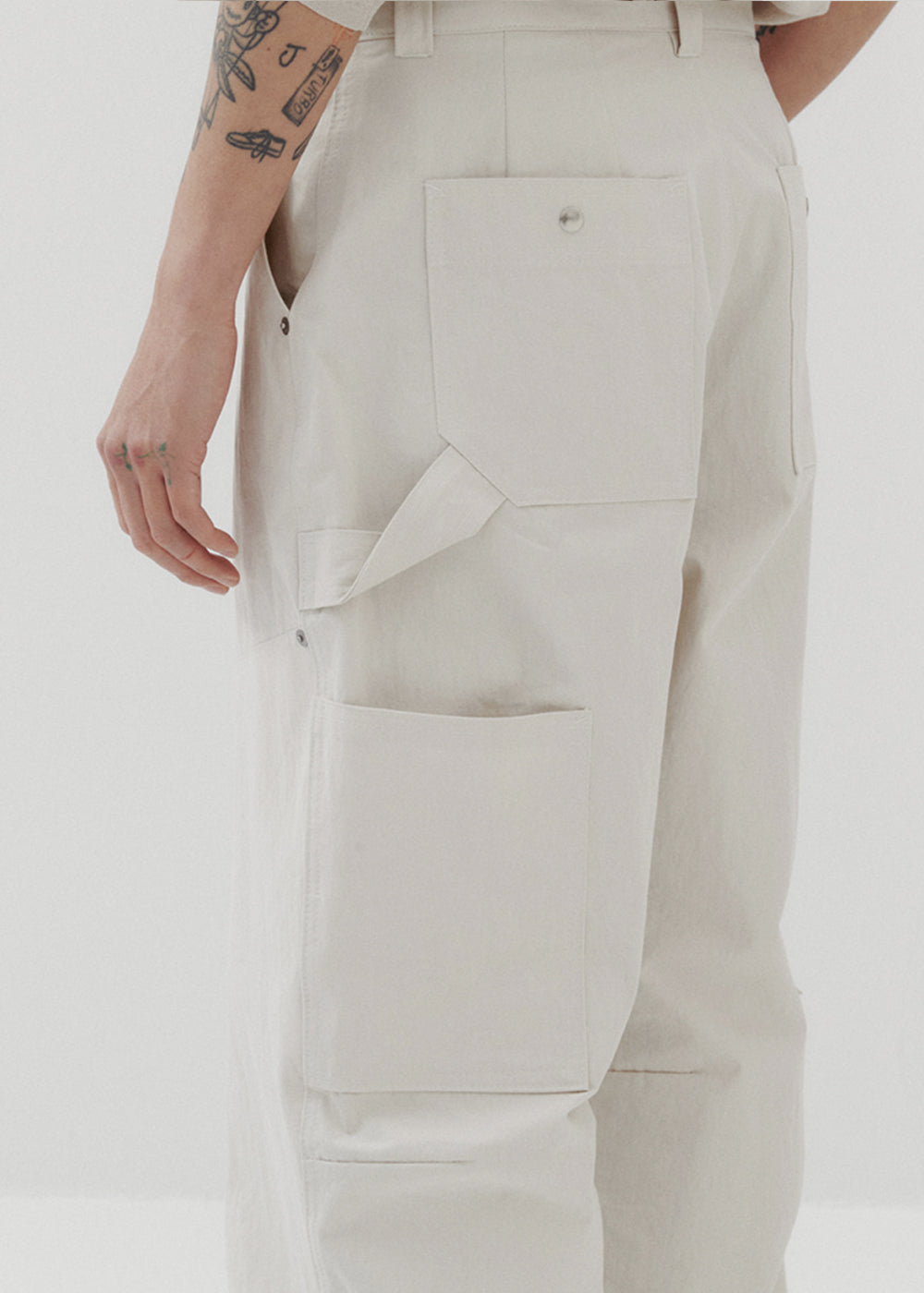 RIVET POINTED PANTS_IVORY