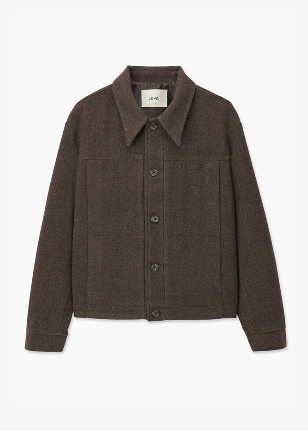 DOUBLE POCKET JACKET_BROWN