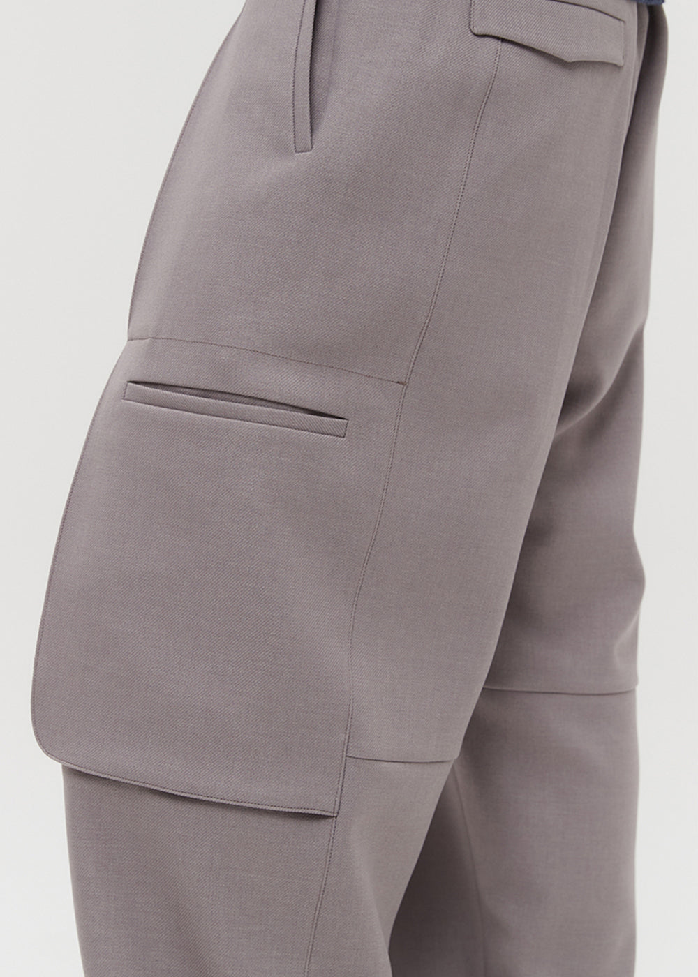 CARGO POCKET BANDING PANTS_SAND BEIGE