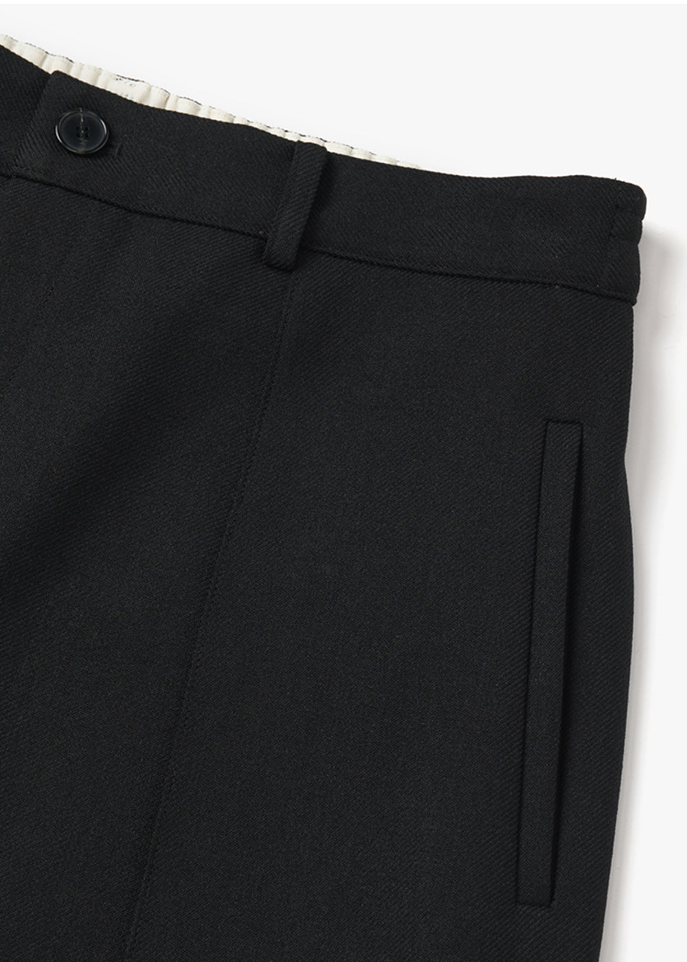 CARGO POCKET BANDING PANTS_BLACK