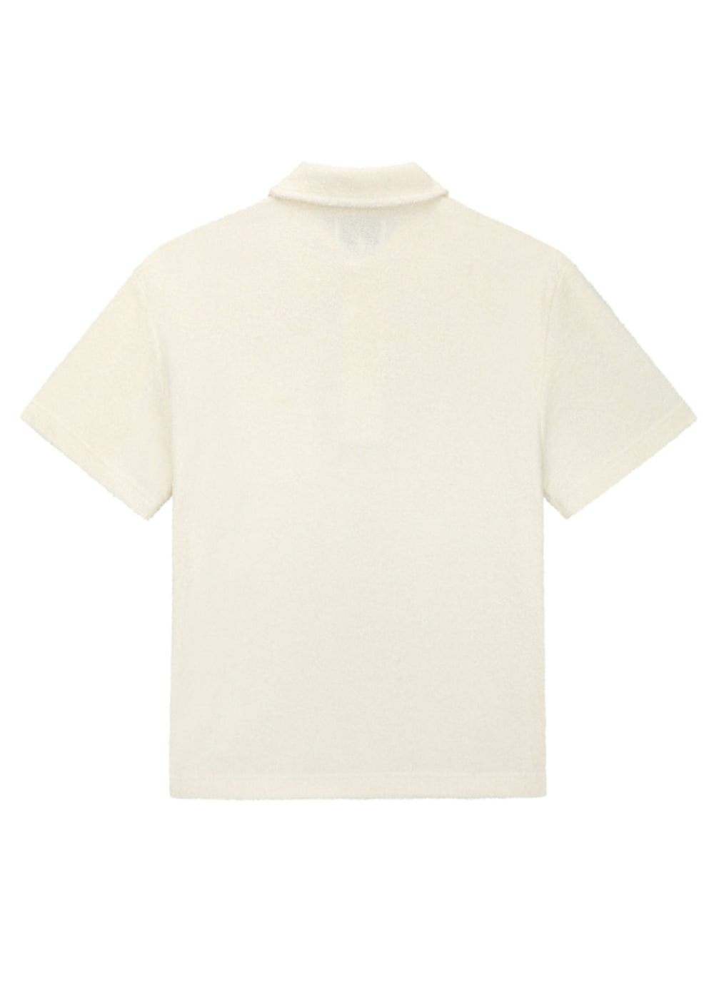 TERRY PIQUE T SHIRT CREAM